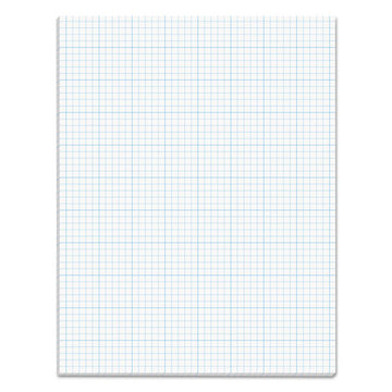 TOPS™ Cross Section Pads, Cross-section Quadrille Rule (10 Sq-in, 1 Sq-in), 50 White 8.5 X 11 Sheets freeshipping - TVN Wholesale